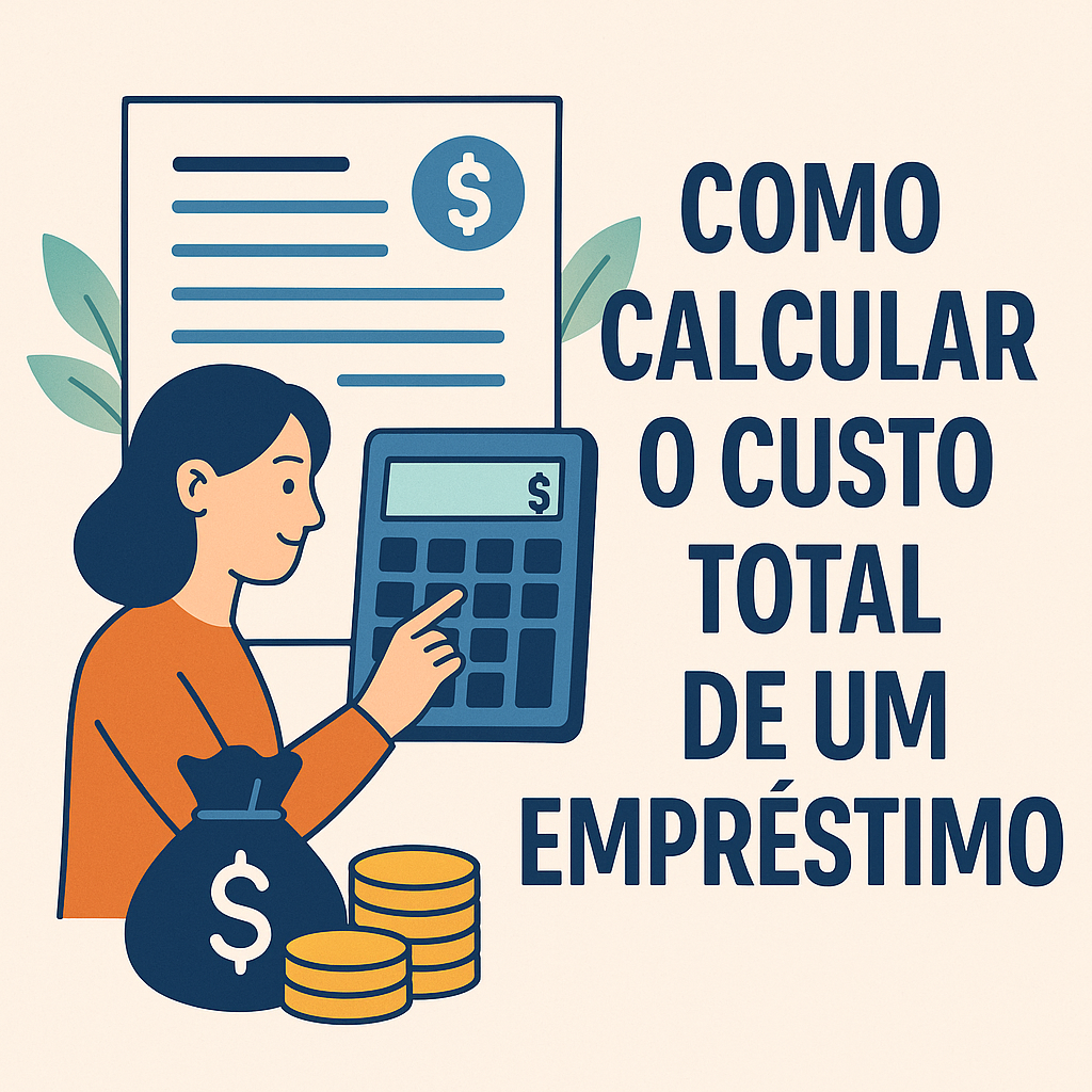 Imagem ilustrativa de cálculo de custo total de empréstimo