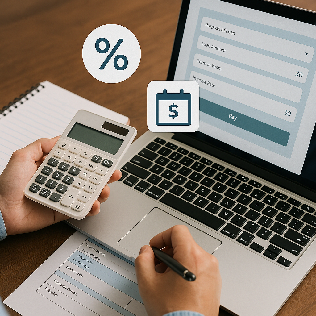 Como utilizar a calculadora de empréstimo
